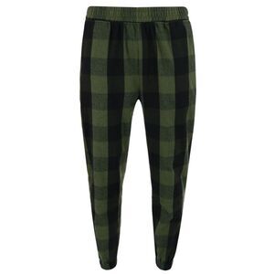 CTM Men's Big & Tall Flannel Plaid Jogger Pant